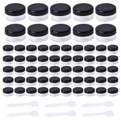 60pcs 5ml Clear Cream Jars with Lids - Small Travel Cosmetic Containers