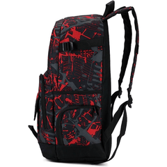 School Backpack Lightweight Red Camouflage Bag