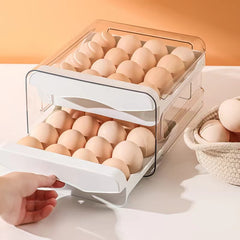 32 Grid Double layer Egg Carton Refrigerator Storage Organizer