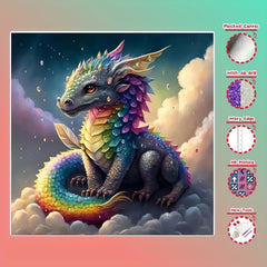 5D Flocked Canvas AB Canvas 35 Tools Diamond Painting Kit