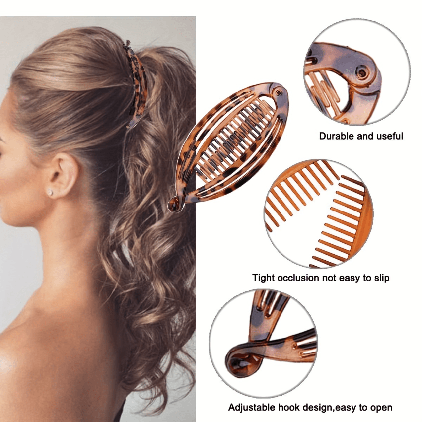 Girls Ponytail Clip Hair Combs, Daily Wear Hair Accessories