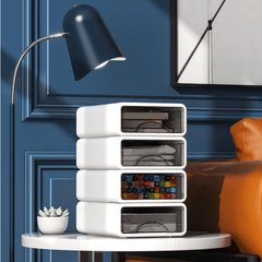 Superposable Storage Drawers for Efficient Home Office Organization