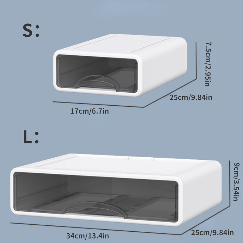Superposable Storage Drawers for Efficient Home Office Organization