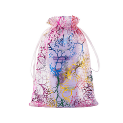 20-50pcs Coral Organza Bag 8x11 Gift Wrap Bag Jewelry Lipstick Wedding Organza