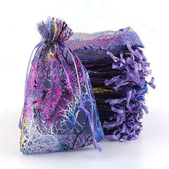 20-50pcs Coral Organza Bag 8x11 Gift Wrap Bag Jewelry Lipstick Wedding Organza