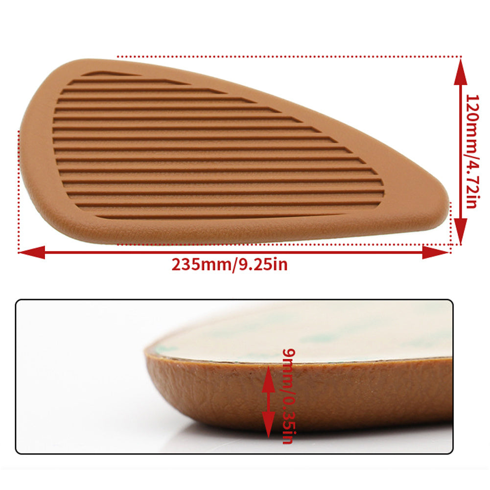2pcs Motorbike Tank Knee Pad Gas Fuel Tank Rubber Stickers Protector