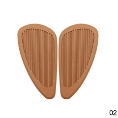 2pcs Motorbike Tank Knee Pad Gas Fuel Tank Rubber Stickers Protector