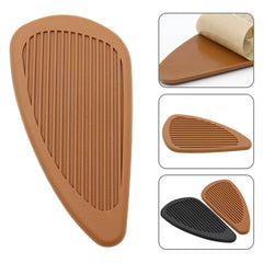 2pcs Motorbike Tank Knee Pad Gas Fuel Tank Rubber Stickers Protector