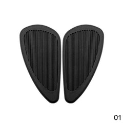 2pcs Motorbike Tank Knee Pad Gas Fuel Tank Rubber Stickers Protector