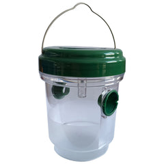 2pcs Solar Powered Bee Trap Waterproof LED Light Catcher