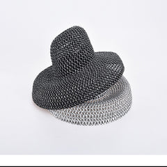 Casual Straw Sunshade Hat for Spring Summer Travel Seaside