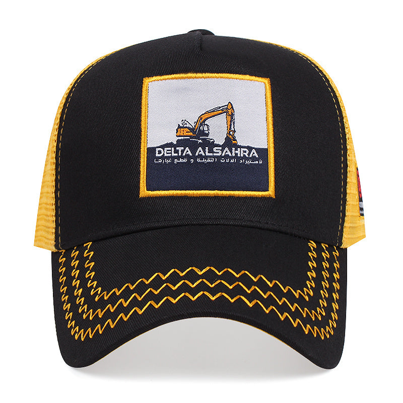 Mens Truck Embroidery Baseball Cap Snapback Hat