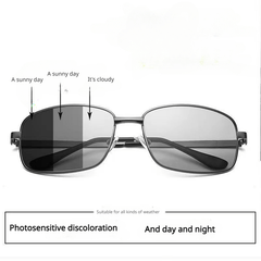 Sun Tinted Sunglasses with See-Through Mirror Tint