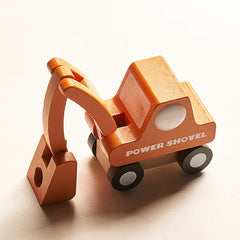 Montessori Mini Wooden Vehicle Toy Set