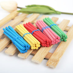 100pcs Colorful Wooden Counting Rods Educational Kids Mathematics Toys