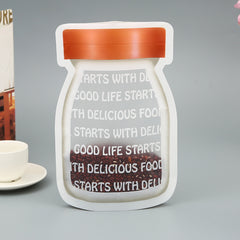5pcs Bottle Ziplock Bags Reusable Food Storage Baked Snacks Nuts Candies Freeze