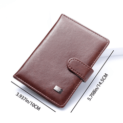 Vintage Solid Bifold Coin Purse Portable Clutch Coin Purse