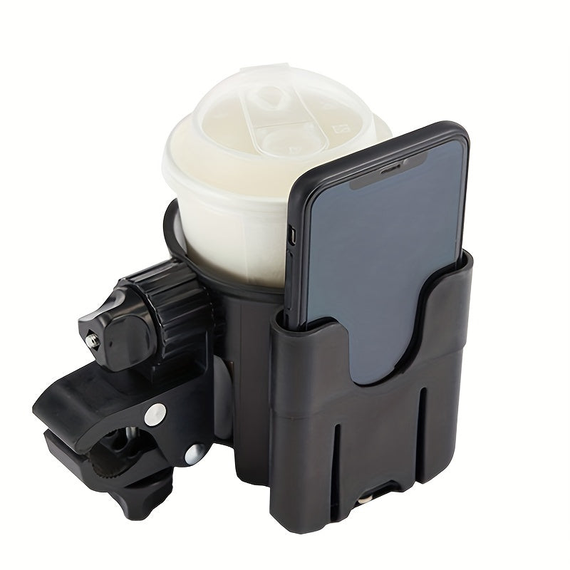 2 in 1 Stroller Cup Holder & Phone Holder, Stay Organized On the Go
