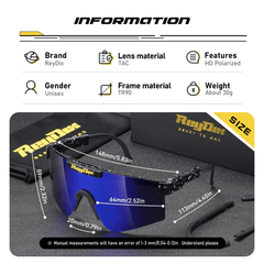 ReyDix Men's Polarized Sunglasses UV Protection