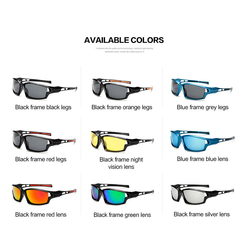 Men's Polarized Large Frame Sunglasses UV Protection