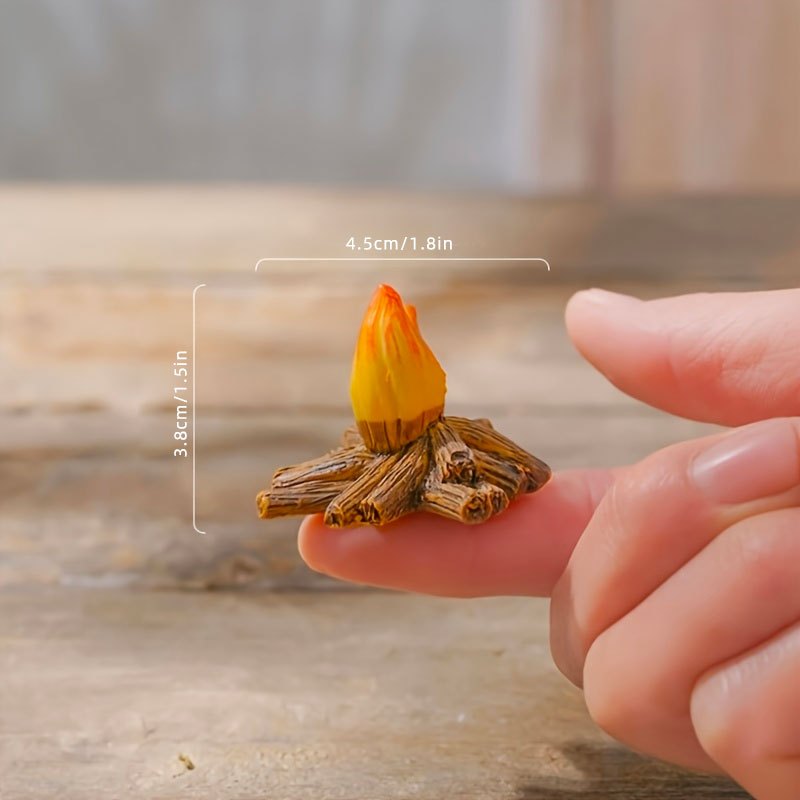 Mini Resin Fire Doll House Decoration Boys Girls Halloween Gift