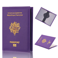 1 Pc Classic Pattern Passport Case Portable Travel Wallet
