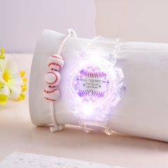 LED Glow Watch and Bracelet Set - Student Baseball Wristwatch