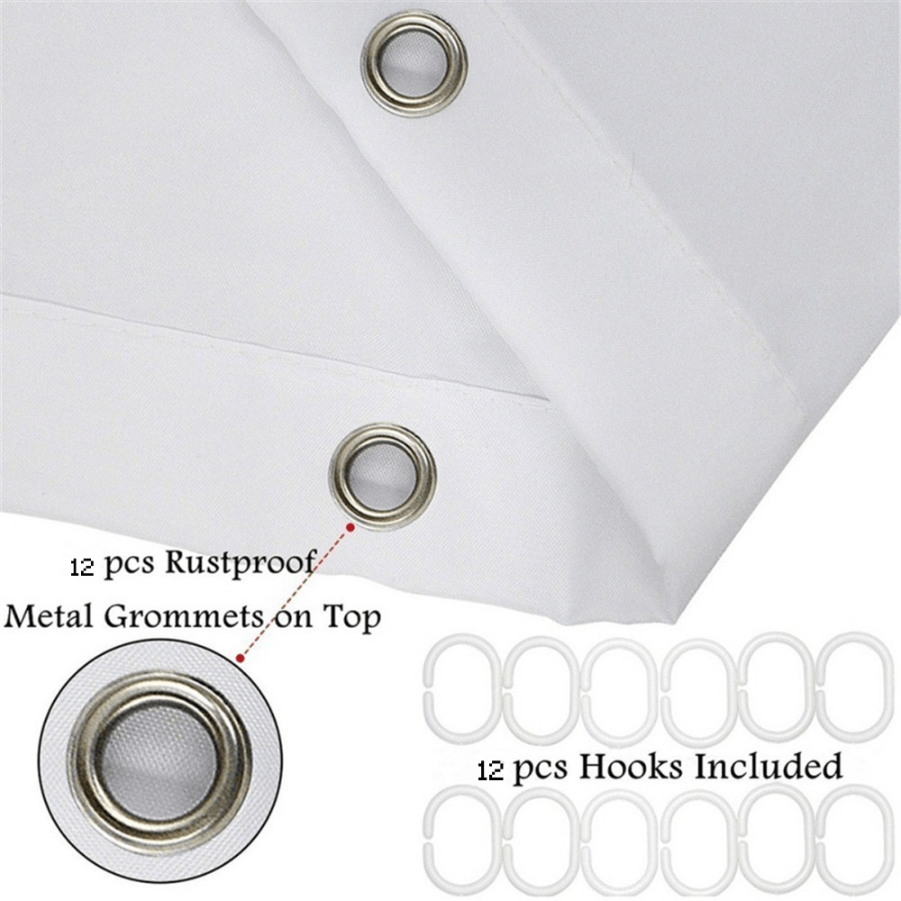Modern Marble Abstract Bathroom Shower Curtain