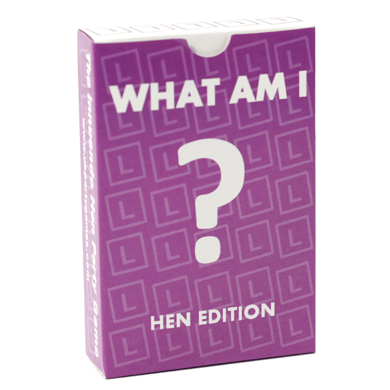 What Am I? Hen Edition Party Game for Men & Women