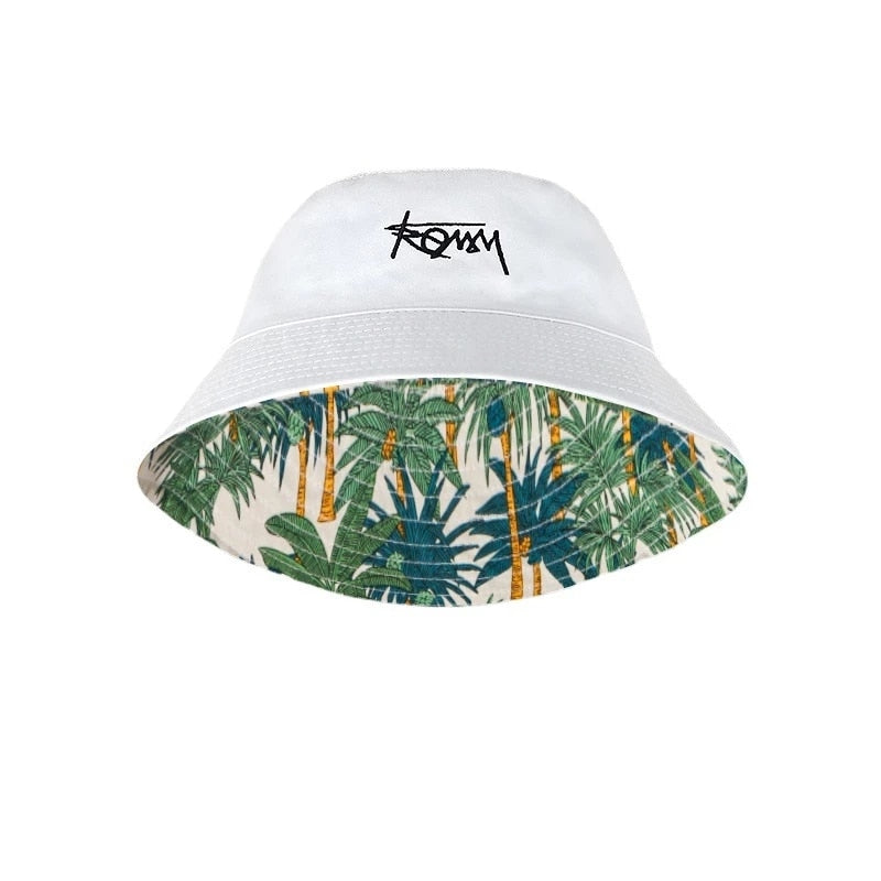 Reversible Sunshade Bucket Hat for Men Women