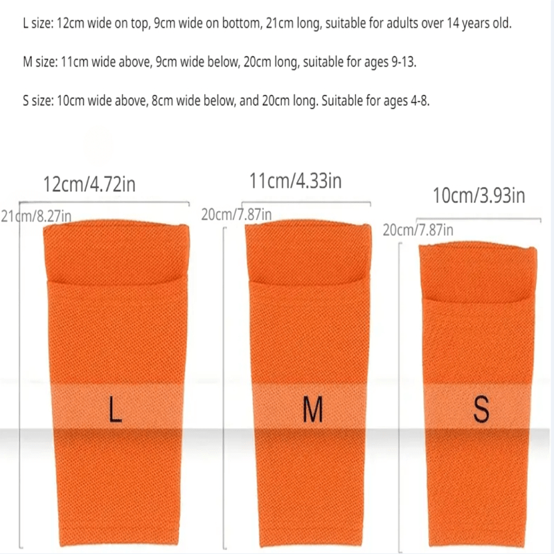 Football Shin Guard Sleeves with Pocket - Protect Shins Confidently
