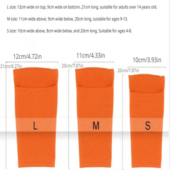 Football Shin Guard Sleeves with Pocket - Protect Shins Confidently