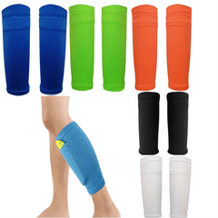 Football Shin Guard Sleeves with Pocket - Protect Shins Confidently