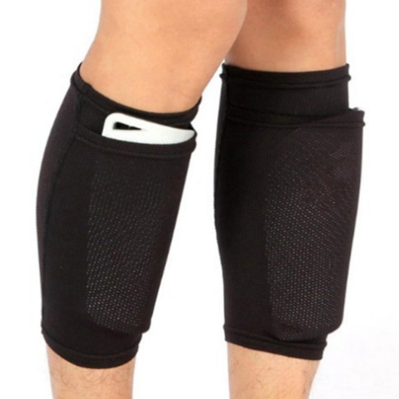 Football Shin Guard Sleeves with Pocket - Protect Shins Confidently