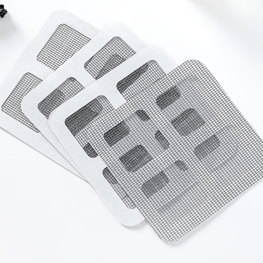 5pcs Window Screen Repair Tape Self Adhesive Patch Tape Waterproof Mesh Repair