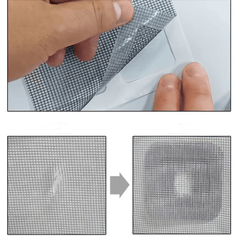 5pcs Window Screen Repair Tape Self Adhesive Patch Tape Waterproof Mesh Repair
