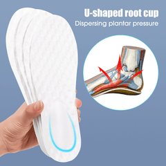 Sports Shoes Insoles Soft Running Insole Shock Absorption Arch Support