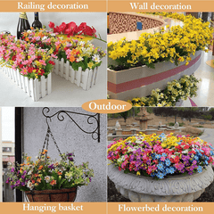 Artificial Daisy Flower Bundle Real Touch Home Wedding Office Decor