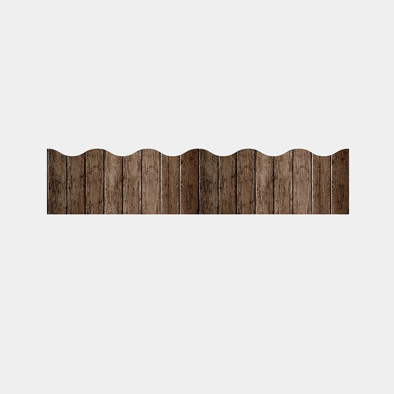1pc 65 Ft Antique Wood Self Adhesive Bulletin Board Borders