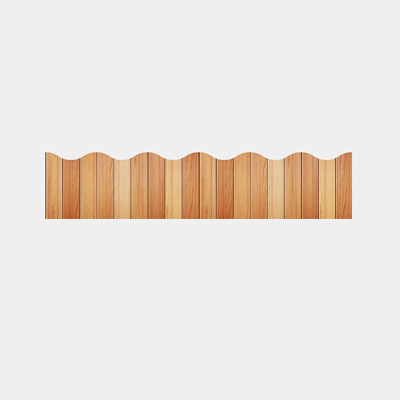 1pc 65 Ft Antique Wood Self Adhesive Bulletin Board Borders