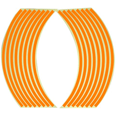 16pcs Reflective Rim Stickers Night Safety Wheel Tire Decals