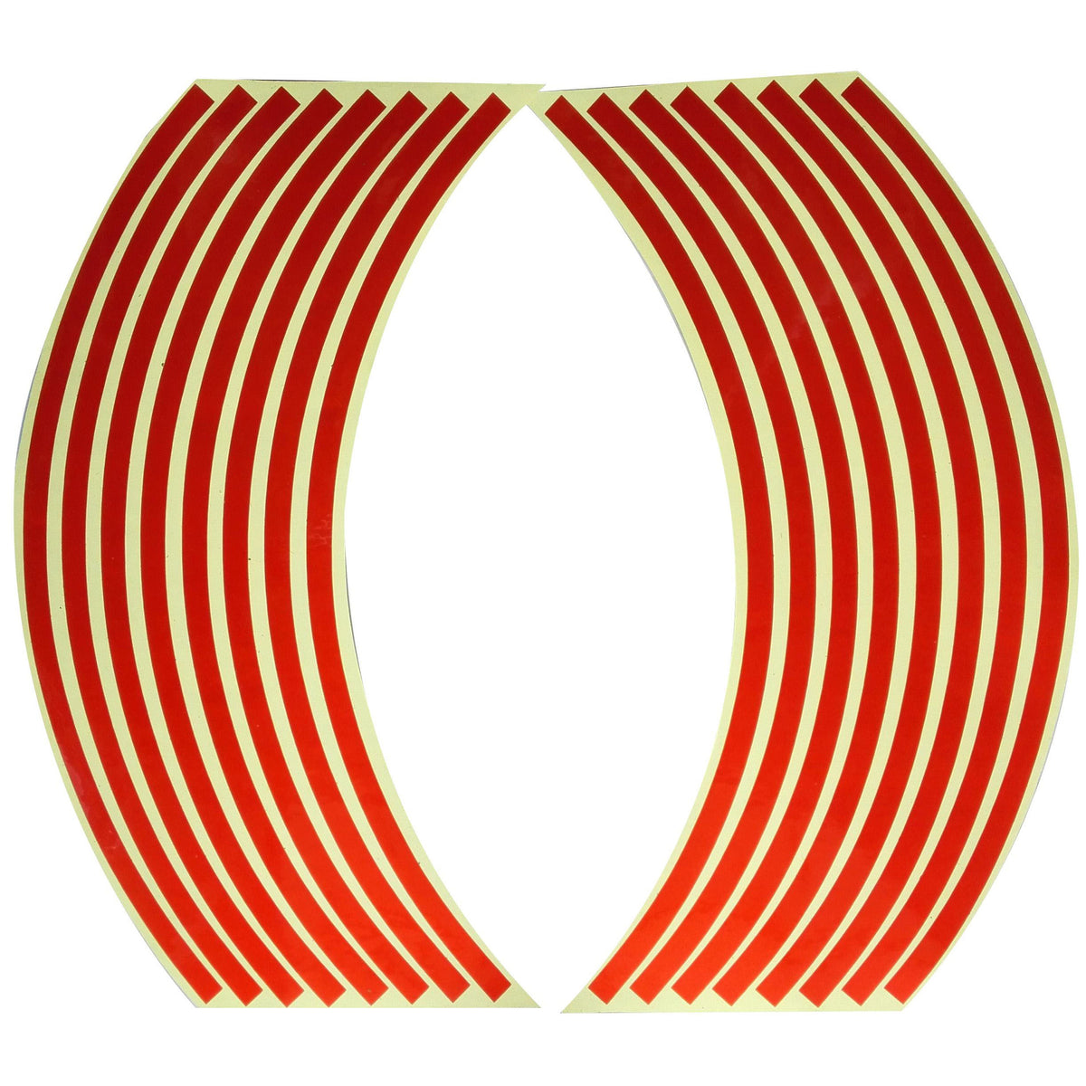 16pcs Reflective Rim Stickers Night Safety Wheel Tire Decals