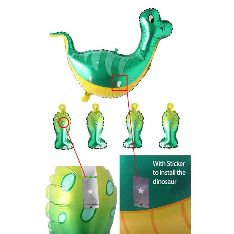 3D Walking Dinosaur Balloon Tanystropheus Dragon Foil