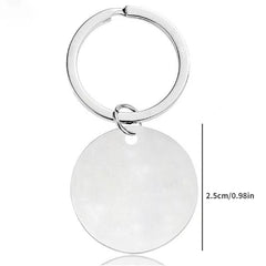 Favorite Ginger Keychain Pendant Round Key Ring Backpack Ornament Small Gift