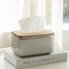Nordic PET Transparent Tissue Box Household Napkin Storage Box