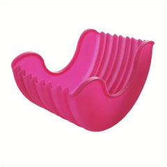 1PC Reusable Expandable Hamburger Rack Silicone Storage Kitchen Box