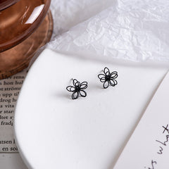 Women Fairy Hollow Flower Earrings Ear Jewelry