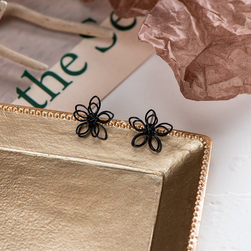 Women Fairy Hollow Flower Earrings Ear Jewelry