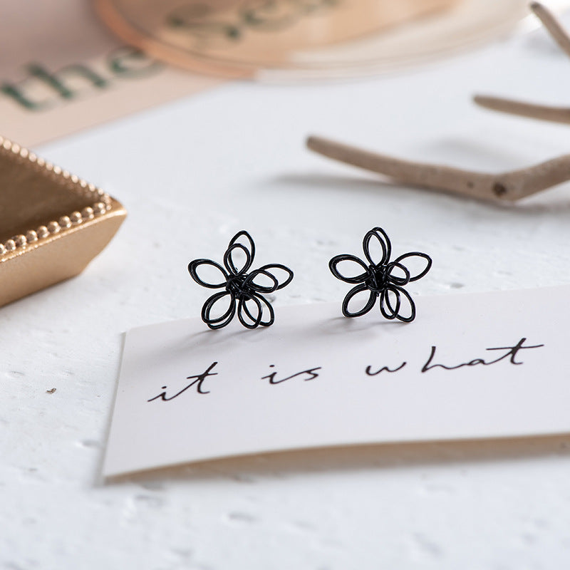 Women Fairy Hollow Flower Earrings Ear Jewelry