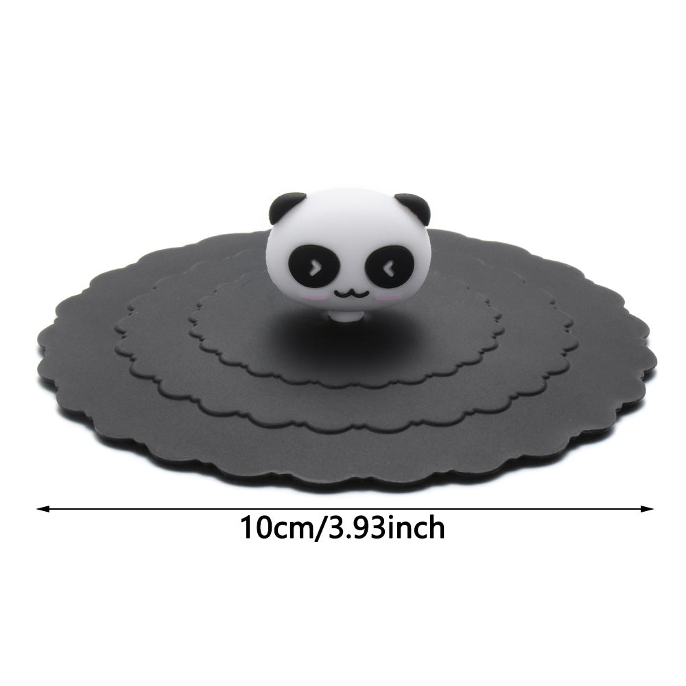 24 Colors Silicone Cup Cover Seal Suction Cup Dustproof Tea Coffee Lids Cap